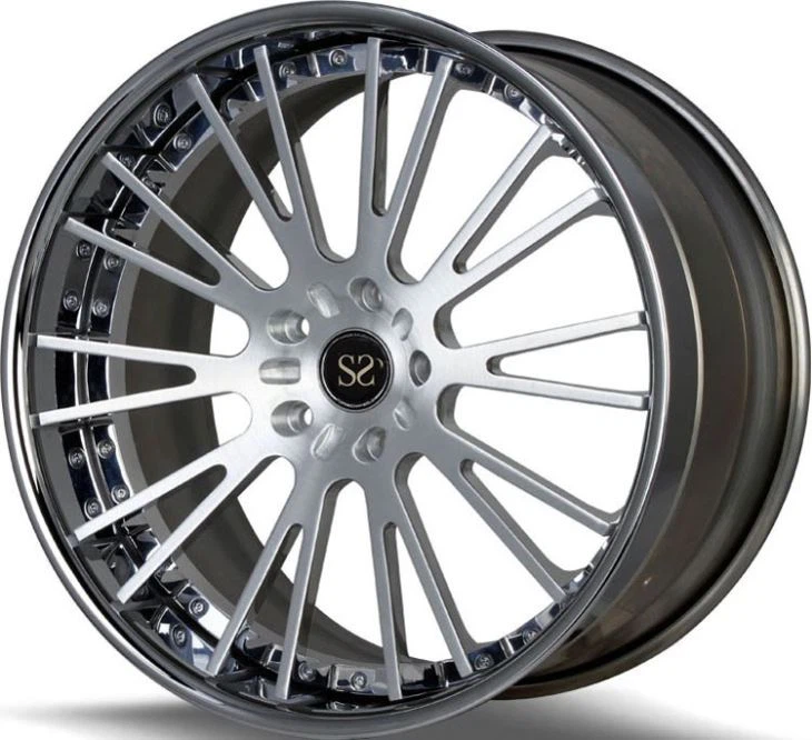 Custom 21inch 2-PC Forged Alloy Rims Wheels For Sale In Silver For VW