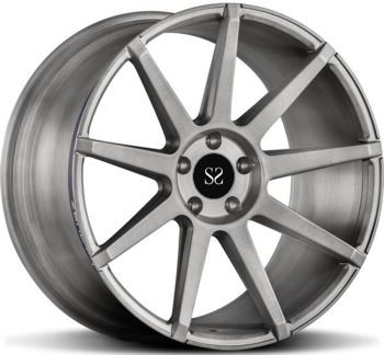 العرف اللمعان الأسود 1-PC 21 بوصة الحافات سبيكة لمرسيدس E350