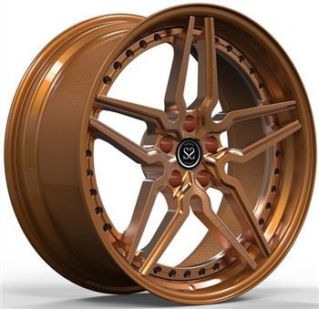 20 × 10.5 ، 20 × 12 قطعتان من سبائك البرونز المزورة لسيارة فيراري فيراري 458