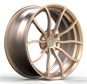 20X9 الذهب رسمت قطعة واحدة مزورة جنوط لبي ام دبليو 520d F10 2014 سيارة سبائك الألومنيوم مخصص عجلات أحادية الكتلة