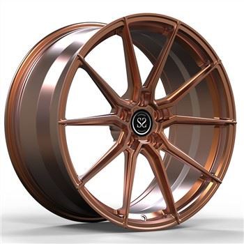 مرسيدس بنز C43 متداخلة 19x8.5 و 20x9.5 برونزية أحادية الكتلة 5- Spke- Rims 5x112